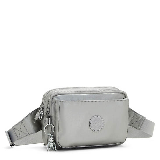 Bolsas Kipling Abanu Multi Metallic Convertible Crossbody Bag Plateados | MX 2039DF